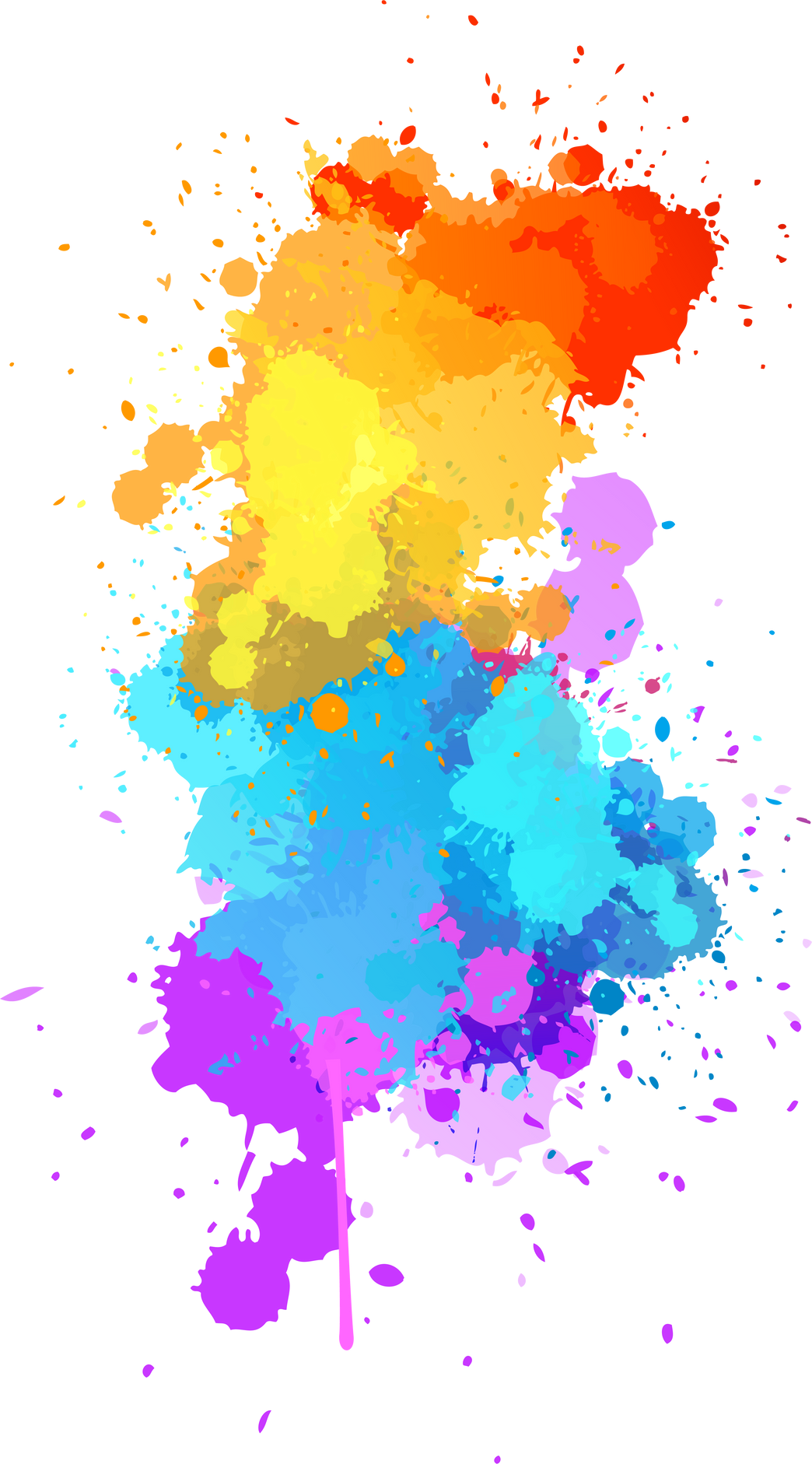 Colorful Paint Splashes